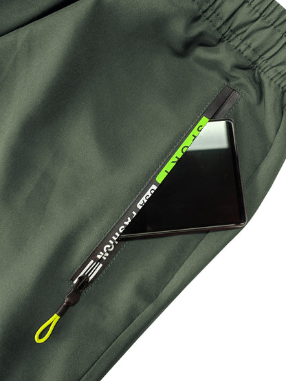 【LAST DAY SALE】Women's Cargo Pants - Non-Stretchy Work Pants with Zipper Pocket, Drawstring Waist, All-Season Trousers for Hiking, Running
